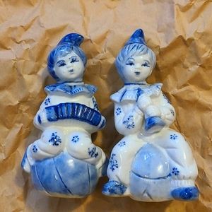 Vintage Ceramic Musician Figurines